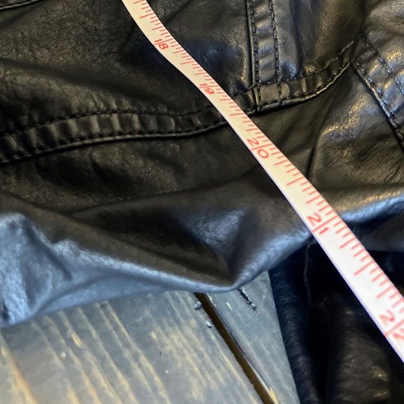 COPY - Vintage Glam LA Coalition leather jacket/hoodie combo size Large - Picture 9 of 9